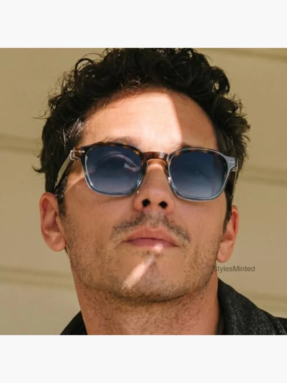 Retro Square Sunglasses UV400 Protection Tortoiseshell Translucent